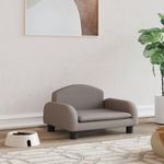 Petshop - Accesorii petshop - Culcusuri si custi - Culcusuri si saltele - Pat de caini, gri taupe, 50x40x30 cm, textil - Infinity.ro