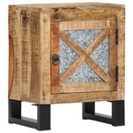 Casa si Gradina - Mobilier - Comode si corpuri - Comode - Noptiera, 40 x 30 x 50 cm, lemn masiv de mango - Infinity.ro