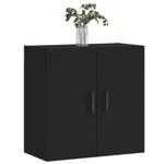 Casa si Gradina - Mobilier - Dulapuri si sifoniere - Dulapuri - Dulap de perete, negru, 60x31x60 cm, lemn compozit - Infinity.ro