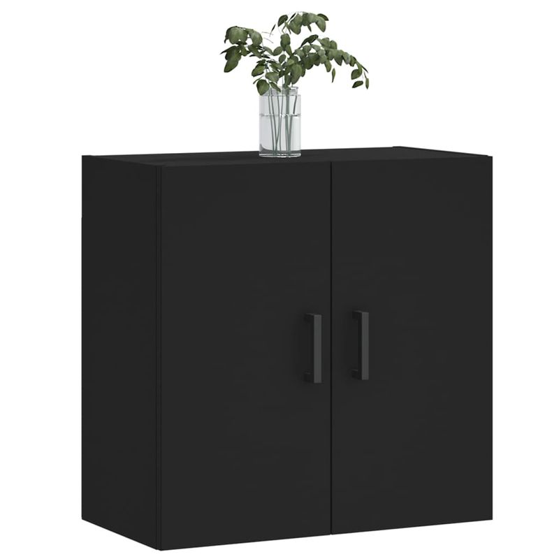 Casa si Gradina - Mobilier - Dulapuri si sifoniere - Dulapuri - Dulap de perete, negru, 60x31x60 cm, lemn compozit - Infinity.ro