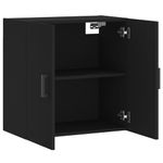 Casa si Gradina - Mobilier - Dulapuri si sifoniere - Dulapuri - Dulap de perete, negru, 60x31x60 cm, lemn compozit - Infinity.ro