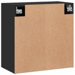 Casa si Gradina - Mobilier - Dulapuri si sifoniere - Dulapuri - Dulap de perete, negru, 60x31x60 cm, lemn compozit - Infinity.ro