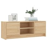 Casa si Gradina - Mobilier - Comode si corpuri - Comode - Dulap TV stejar sonoma, 102x30x37,5 cm, lemn prelucrat - Infinity.ro