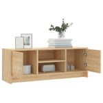 Casa si Gradina - Mobilier - Comode si corpuri - Comode - Dulap TV stejar sonoma, 102x30x37,5 cm, lemn prelucrat - Infinity.ro