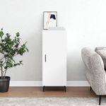 Casa si Gradina - Mobilier - Comode si corpuri - Comode - Servanta, alb, 34,5x34x90 cm, lemn compozit - Infinity.ro