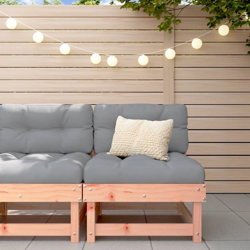 Casa si Gradina - Gradina si terasa - Mobilier exterior - Canapele si fotolii gradina - Canapea de mijloc cu perne, lemn masiv douglas - Infinity.ro