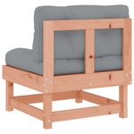Casa si Gradina - Gradina si terasa - Mobilier exterior - Canapele si fotolii gradina - Canapea de mijloc cu perne, lemn masiv douglas - Infinity.ro