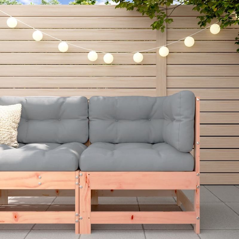 Casa si Gradina - Gradina si terasa - Mobilier exterior - Canapele si fotolii gradina - Canapea coltar cu perne, lemn masiv douglas - Infinity.ro