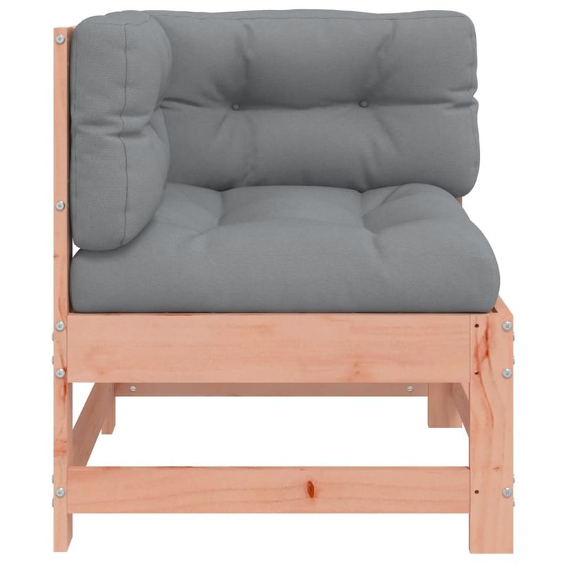 Casa si Gradina - Gradina si terasa - Mobilier exterior - Canapele si fotolii gradina - Canapea coltar cu perne, lemn masiv douglas - Infinity.ro