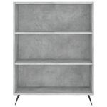 Casa si Gradina - Mobilier - Biblioteci si rafturi - Biblioteci - Biblioteca, gri beton, 69,5x32,5x90 cm, lemn compozit - Infinity.ro
