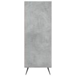 Casa si Gradina - Mobilier - Biblioteci si rafturi - Biblioteci - Biblioteca, gri beton, 69,5x32,5x90 cm, lemn compozit - Infinity.ro