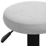 Casa si Gradina - Mobilier - Scaune si fotolii - Scaune - Scaune de bar, 2 buc., gri deschis, catifea - Infinity.ro