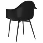 Casa si Gradina - Mobilier - Scaune si fotolii - Scaune - Scaune de masa, 4 buc., negru, PP - Infinity.ro