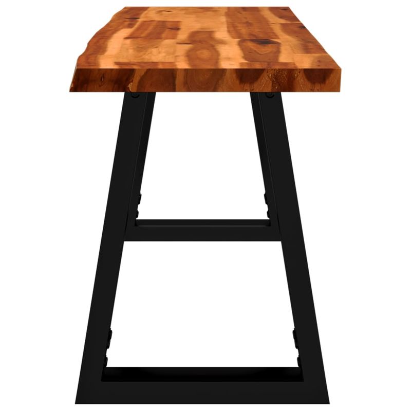 Casa si Gradina - Mobilier - Canapele si coltare - Banchete - Banca cu margini naturale 110 cm, lemn masiv de acacia - Infinity.ro