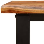 Casa si Gradina - Mobilier - Canapele si coltare - Banchete - Banca cu margini naturale 110 cm, lemn masiv de acacia - Infinity.ro
