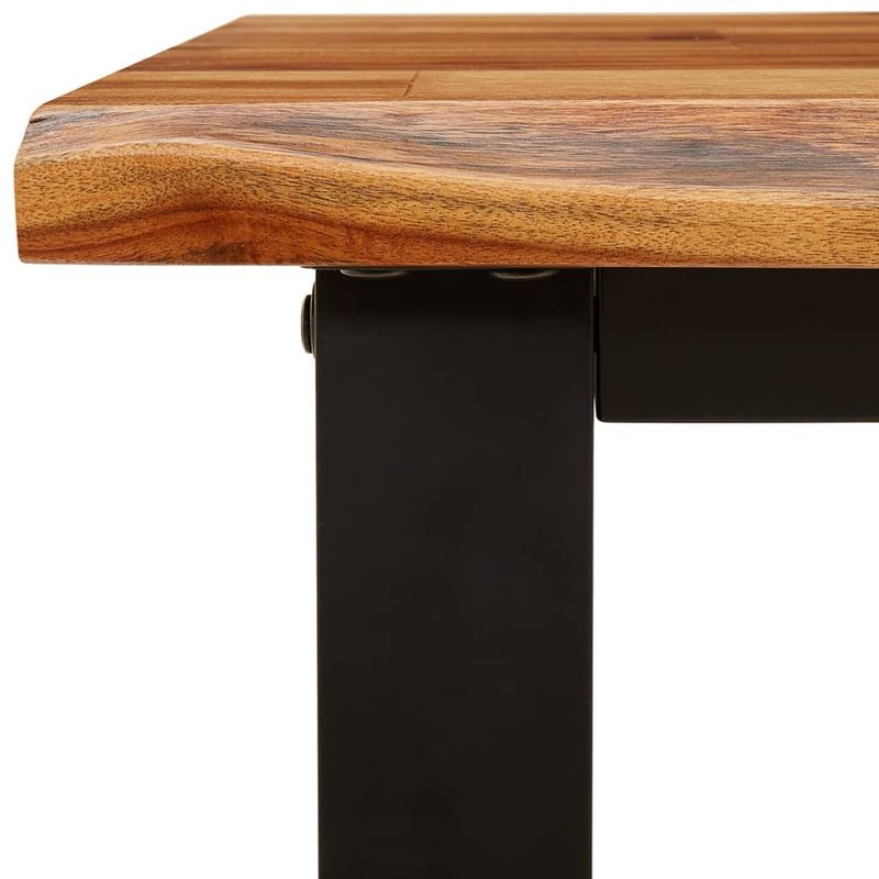 Casa si Gradina - Mobilier - Canapele si coltare - Banchete - Banca cu margini naturale 110 cm, lemn masiv de acacia - Infinity.ro