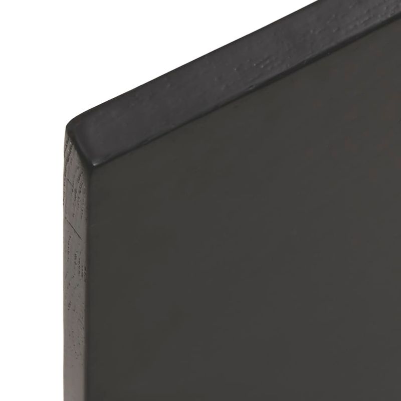 Casa si Gradina - Mobilier - Biblioteci si rafturi - Rafturi - Raft de perete maro inchis 40x10x2 cm lemn masiv stejar tratat - Infinity.ro
