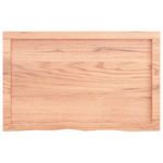 Casa si Gradina - Mobilier - Biblioteci si rafturi - Rafturi - Raft de perete maro deschis 80x50x(2-6) cm lemn stejar tratat - Infinity.ro