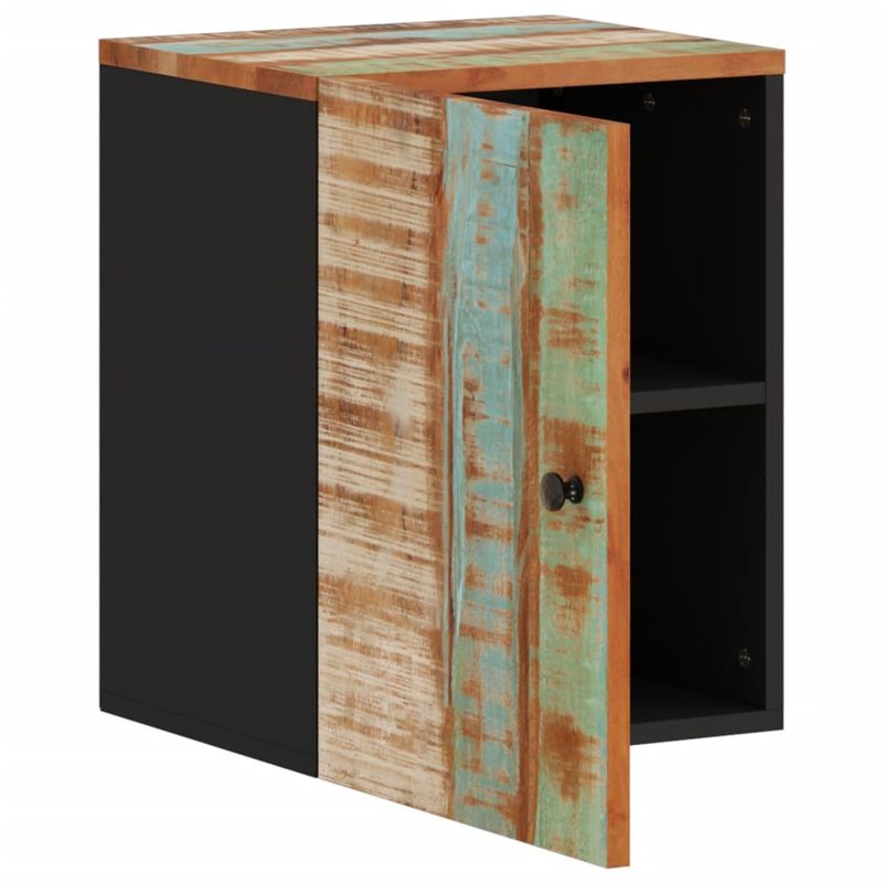 Casa si Gradina - Mobilier - Mobilier baie - Comode baie - Dulap de perete de baie, 38x33x48 cm, lemn masiv reciclat - Infinity.ro