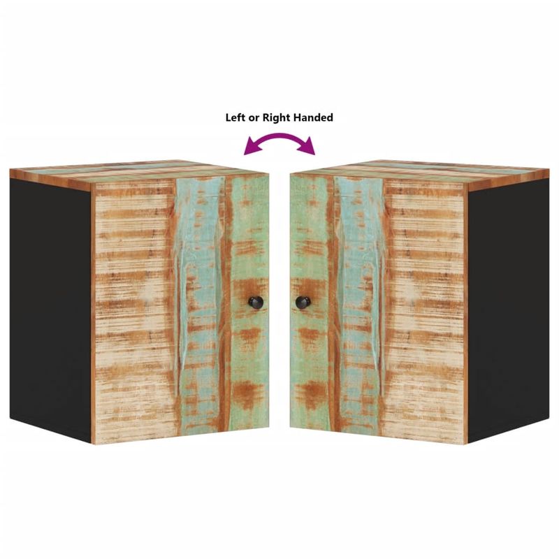 Casa si Gradina - Mobilier - Mobilier baie - Comode baie - Dulap de perete de baie, 38x33x48 cm, lemn masiv reciclat - Infinity.ro