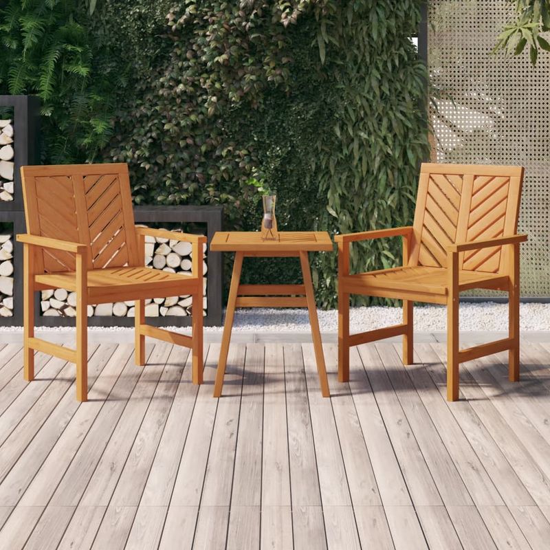 Casa si Gradina - Gradina si terasa - Mobilier exterior - Mese gradina - Masa laterala, 45x45x60 cm, lemn masiv de acacia - Infinity.ro