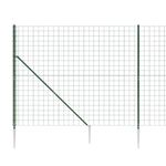 Casa si Gradina - Gradina si terasa - Garduri, panouri si accesorii - Gard plasa de sarma cu tarusi de fixare, verde, 2,2x10 m - Infinity.ro