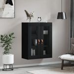 Casa si Gradina - Mobilier - Comode si corpuri - Comode - Dulap cu montaj pe perete, negru, 69,5x34x90 cm - Infinity.ro