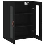 Casa si Gradina - Mobilier - Comode si corpuri - Comode - Dulap cu montaj pe perete, negru, 69,5x34x90 cm - Infinity.ro