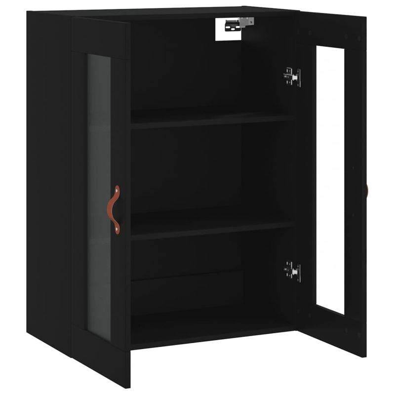 Casa si Gradina - Mobilier - Comode si corpuri - Comode - Dulap cu montaj pe perete, negru, 69,5x34x90 cm - Infinity.ro