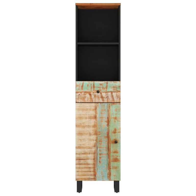 Casa si Gradina - Mobilier - Mobilier baie - Comode baie - Dulap de baie, 38x33x160 cm, lemn masiv reciclat - Infinity.ro