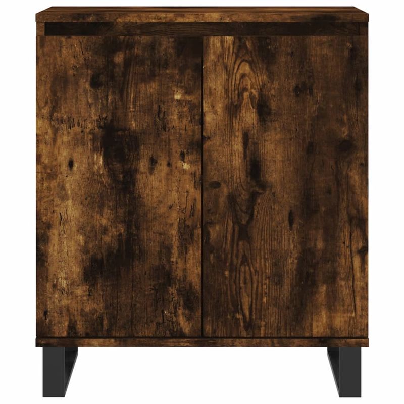 Casa si Gradina - Mobilier - Comode si corpuri - Comode - Servanta, stejar fumuriu, 60x30x75 cm, lemn compozit - Infinity.ro