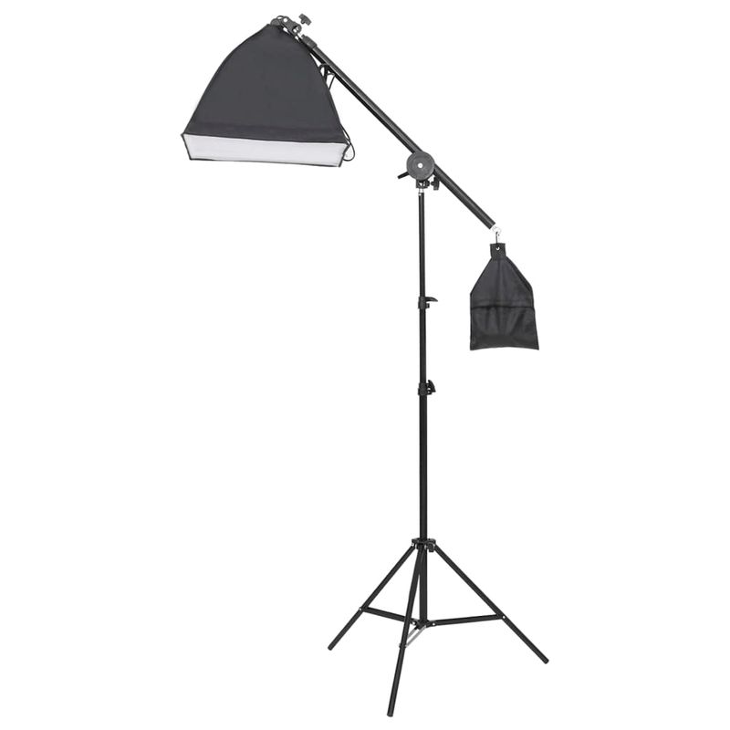 TV, Audio-Video si Foto - Aparate foto si accesorii - Accesorii foto si video - Blitzuri - Set de iluminat pentru studio cu trepied si softbox - Infinity.ro