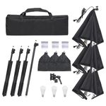 TV, Audio-Video si Foto - Aparate foto si accesorii - Accesorii foto si video - Blitzuri - Set de iluminat pentru studio cu trepied si softbox - Infinity.ro