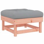 Casa si Gradina - Gradina si terasa - Mobilier exterior - Canapele si fotolii gradina - Taburet de gradina cu perna, lemn masiv douglas - Infinity.ro