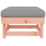 Casa si Gradina - Gradina si terasa - Mobilier exterior - Canapele si fotolii gradina - Taburet de gradina cu perna, lemn masiv douglas - Infinity.ro
