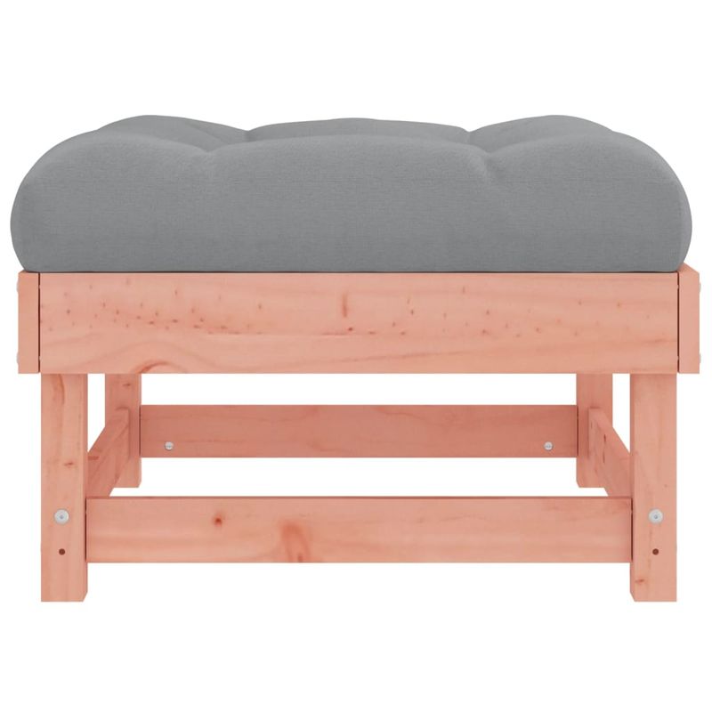 Casa si Gradina - Gradina si terasa - Mobilier exterior - Canapele si fotolii gradina - Taburet de gradina cu perna, lemn masiv douglas - Infinity.ro