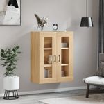 Casa si Gradina - Mobilier - Comode si corpuri - Comode - Dulap TV montat pe perete, stejar sonoma, 69,5x34x90 cm - Infinity.ro