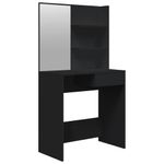 Casa si Gradina - Mobilier - Comode si corpuri - Masute de toaleta - Masa de toaleta cu oglinda, negru, 74,5x40x141 cm - Infinity.ro
