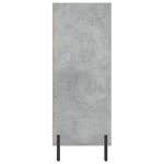 Casa si Gradina - Mobilier - Comode si corpuri - Comode - Dulap cu rafturi, gri beton, 69,5x32,5x90 cm, lemn compozit - Infinity.ro