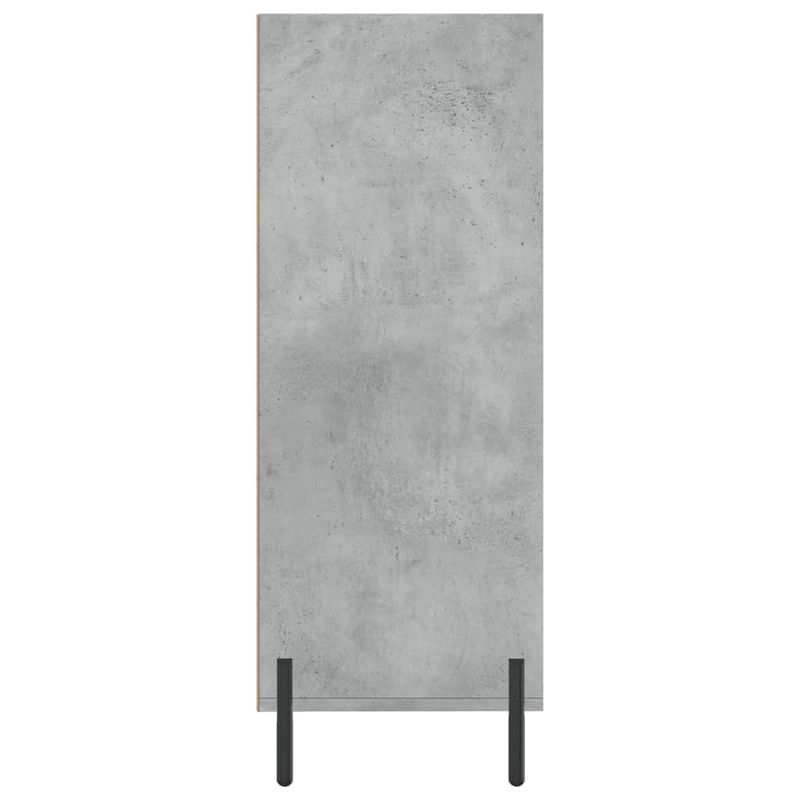 Casa si Gradina - Mobilier - Comode si corpuri - Comode - Dulap cu rafturi, gri beton, 69,5x32,5x90 cm, lemn compozit - Infinity.ro