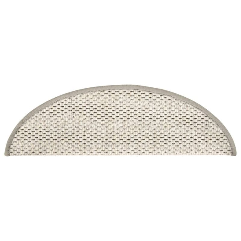Casa si Gradina - Textile si covoare - Covoare - Covoare casa - Covorase scari autoadezive aspect sisal, 15 buc., bej 56x17x3cm - Infinity.ro