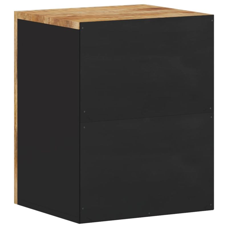 Casa si Gradina - Mobilier - Mobilier baie - Comode baie - Dulap de perete de baie, 38x33x48 cm, lemn masiv de mango - Infinity.ro