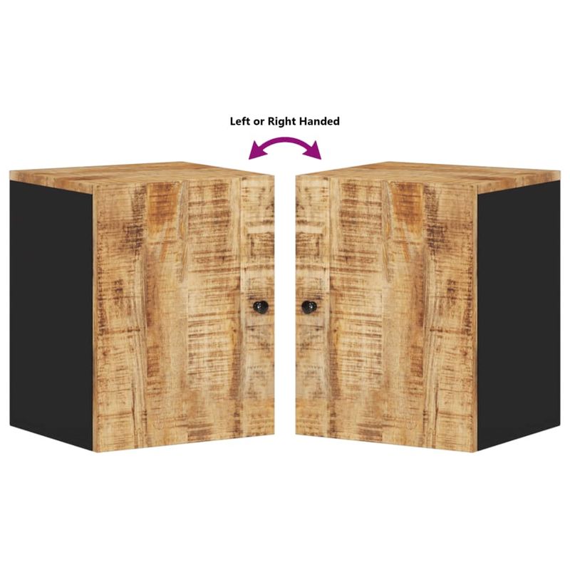 Casa si Gradina - Mobilier - Mobilier baie - Comode baie - Dulap de perete de baie, 38x33x48 cm, lemn masiv de mango - Infinity.ro