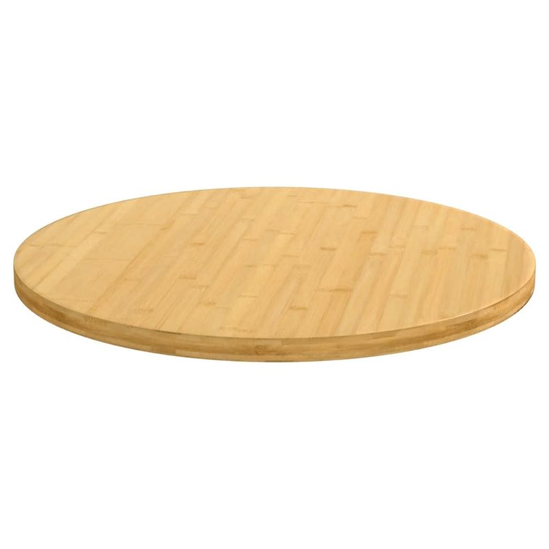 Casa si Gradina - Mobilier - Feronerie si accesorii mobila - Blat de masa, Ø60x2,5 cm, bambus - Infinity.ro