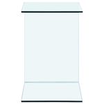 Casa si Gradina - Mobilier - Mese si birouri - Mese living - Masa laterala, 40x40x60 cm, sticla securizata - Infinity.ro