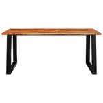 Casa si Gradina - Mobilier - Mese si birouri - Mese bucatarie si dining - Masa cu margini naturale, 180x90x75 cm, lemn masiv de acacia - Infinity.ro