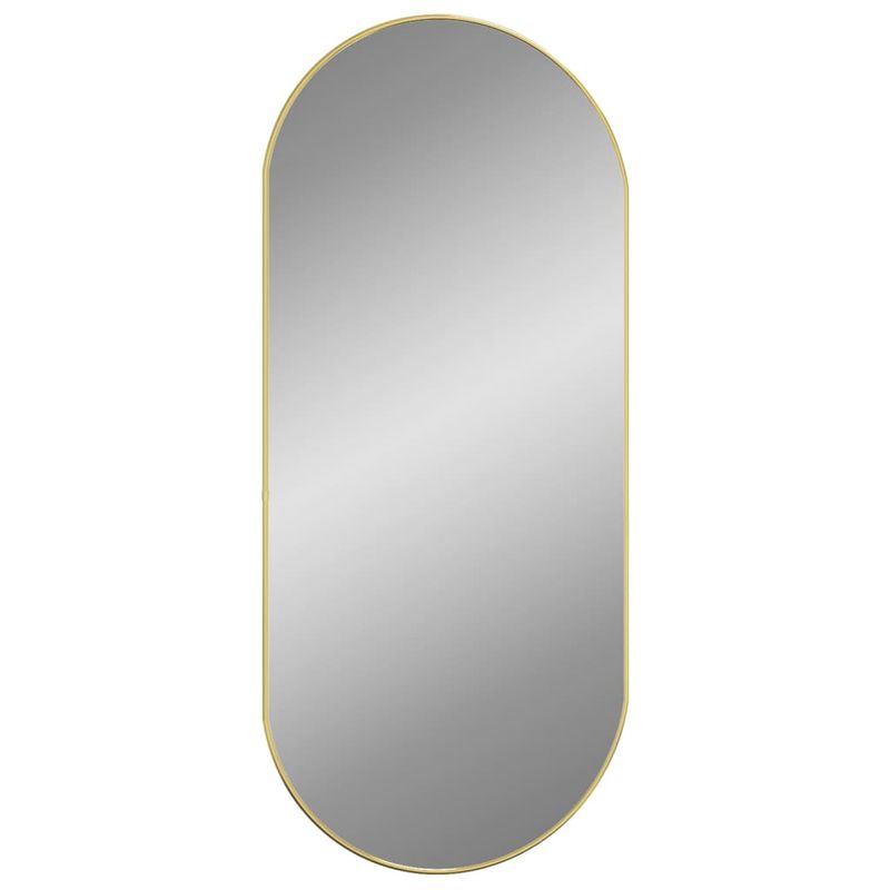 Casa si Gradina - Decoratiuni - Oglinzi - Oglinda de perete, auriu, 100x45 cm, ovala - Infinity.ro