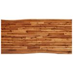 Casa si Gradina - Mobilier - Mese si birouri - Mese bucatarie si dining - Masa cu margini naturale, 180x90x75 cm, lemn masiv de acacia - Infinity.ro