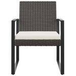 Casa si Gradina - Gradina si terasa - Mobilier exterior - Scaune si sezlonguri gradina - Scaune de bucatarie de gradina, 2 buc., maro, rattan PP - Infinity.ro
