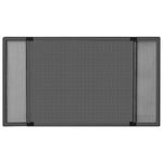 Casa si Gradina - Textile si covoare - Perdele si draperii - Perdele - Plasa insecte extensibila ferestre, antracit, (100-193)x75 cm - Infinity.ro